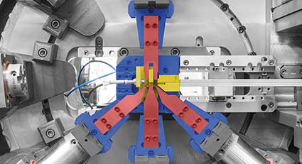 LEANTOOL Werkzeugbaukasten für standardisierte radiale und lineare (Folgeverbund) Stanzbiegewerkzeuge